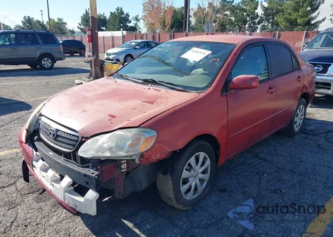 2005 Toyota Corolla Le z USA, uszkodzony, nr VIN 1NXBR32E05Z563070